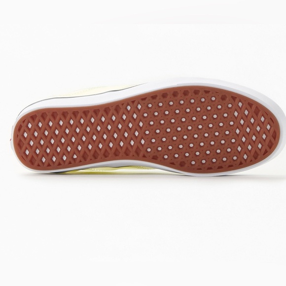 Vans Comfycush Slip Skool NWT yellow checkerboard women’s 8 - Picture 6 of 11